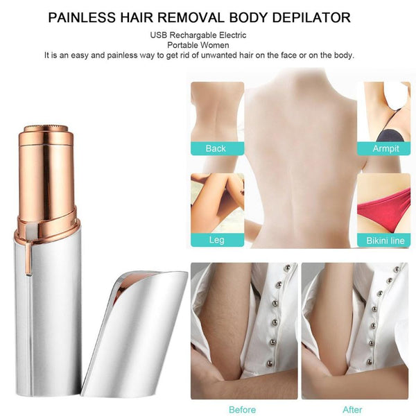 Portable Mini Body Facial Hair Remover - Tech Mall