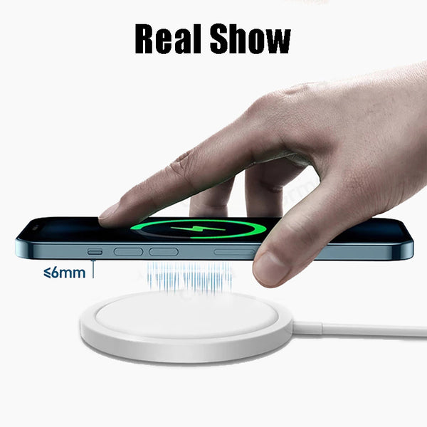 Magnetic QI Wireless Charger for Iphone12 Magsafe Huawei Samsung - Tech Mall