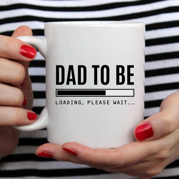 Baby Announcement Mug, Future Dad Gift, Dad To Be - Tech Mall