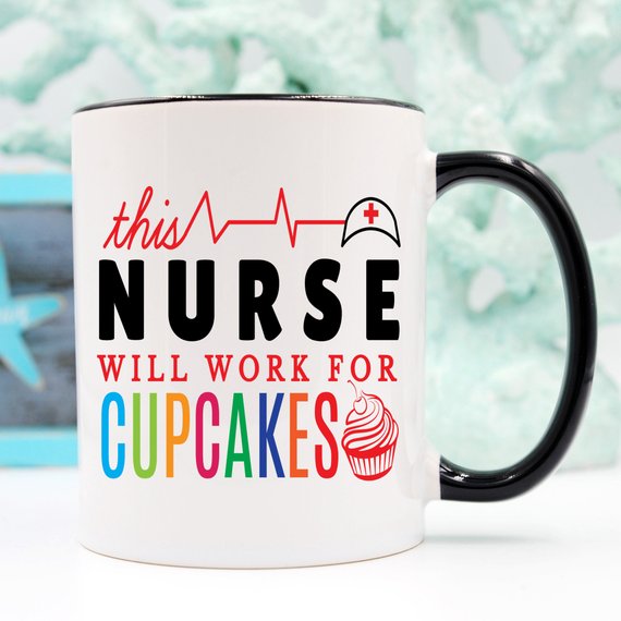 Funny Nurse Mug - This Nurse Will Work For - Tech Mall